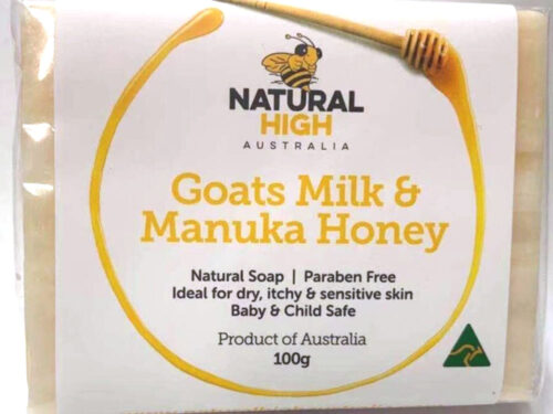 Goat Milk and Manuka Honey Soap 100g